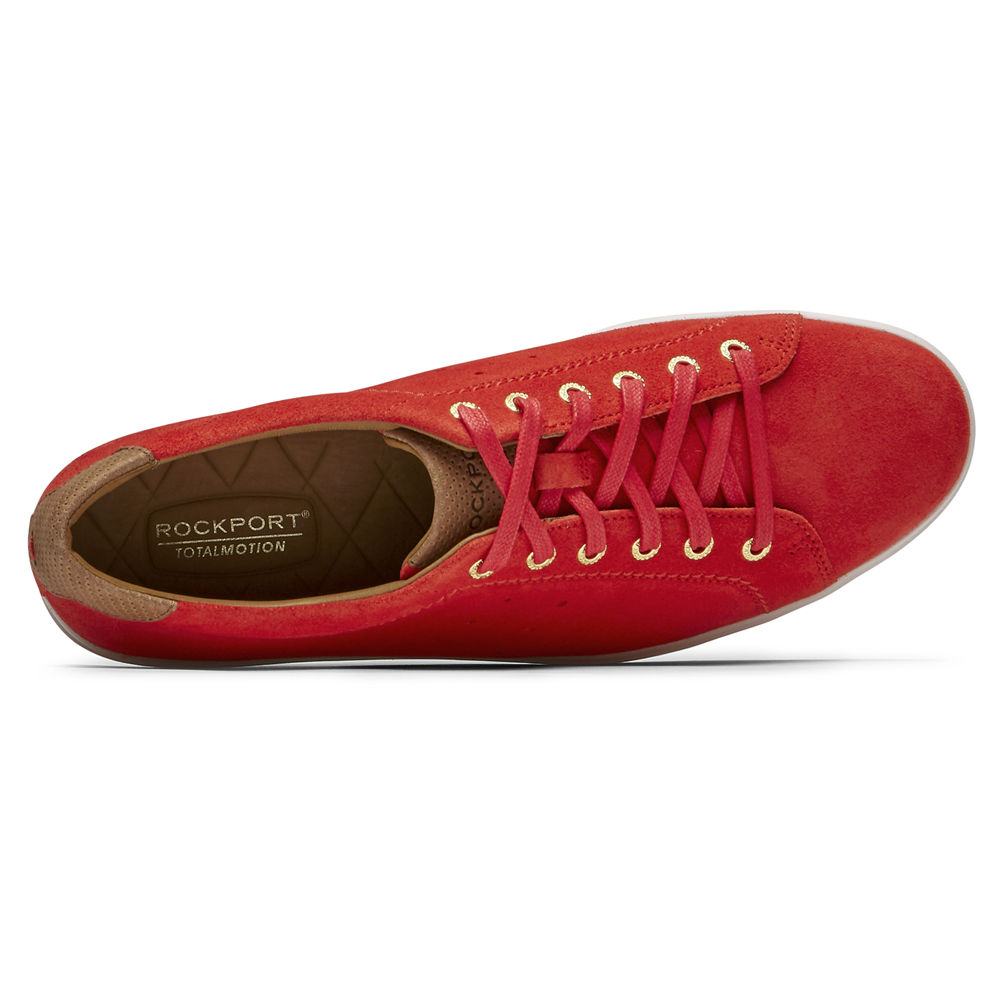 Rockport Singapore Mens Sneakers - Total Motion Lite Ltd Lace-To-Toes Red - GI5869713